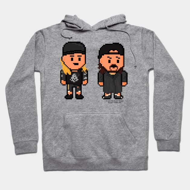 Crave Not These Things in 1995 Pixel Jay and Silent Bob Hoodie by gkillerb